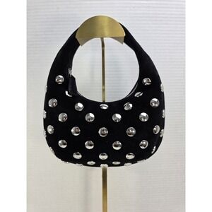 Madewell Suede Embellished with Dome Studs Mini Bag